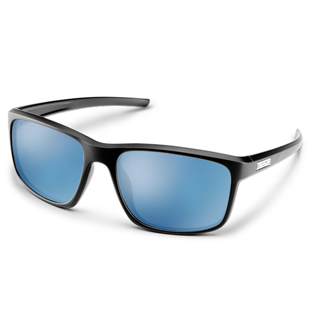 Suncloud Respek Sunglasses - Polarized Black with Blue Mirror